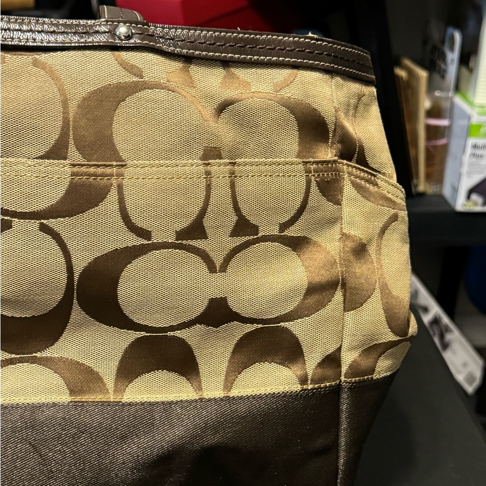Authentic Coach Signature A1076-F13803 Large Tote/Diaper Bag W/ Changing Matt - Picture 16 of 16